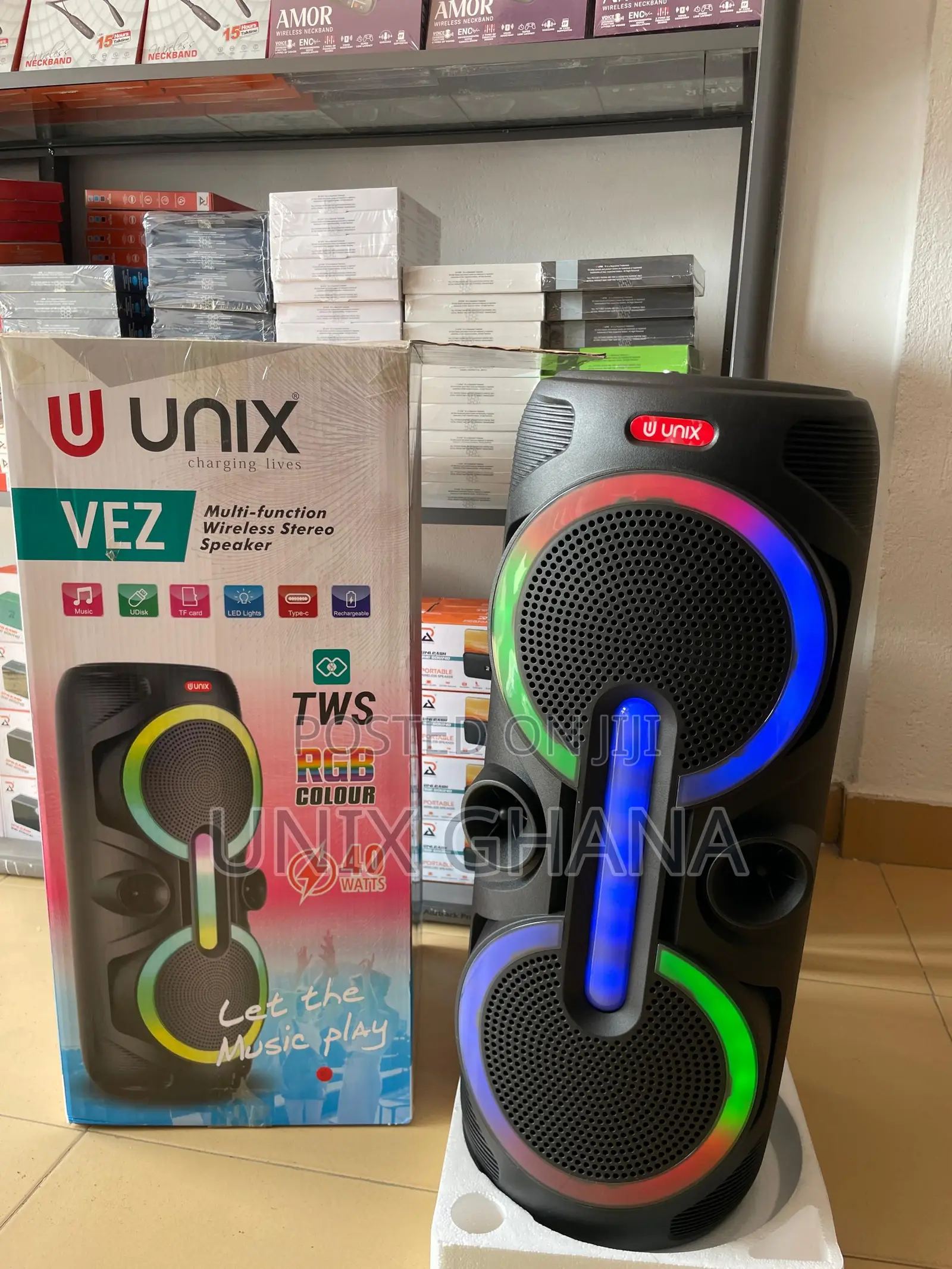 Unix ODC – Multi-Function Bluetooth Wireless Stereo Speaker With Mic