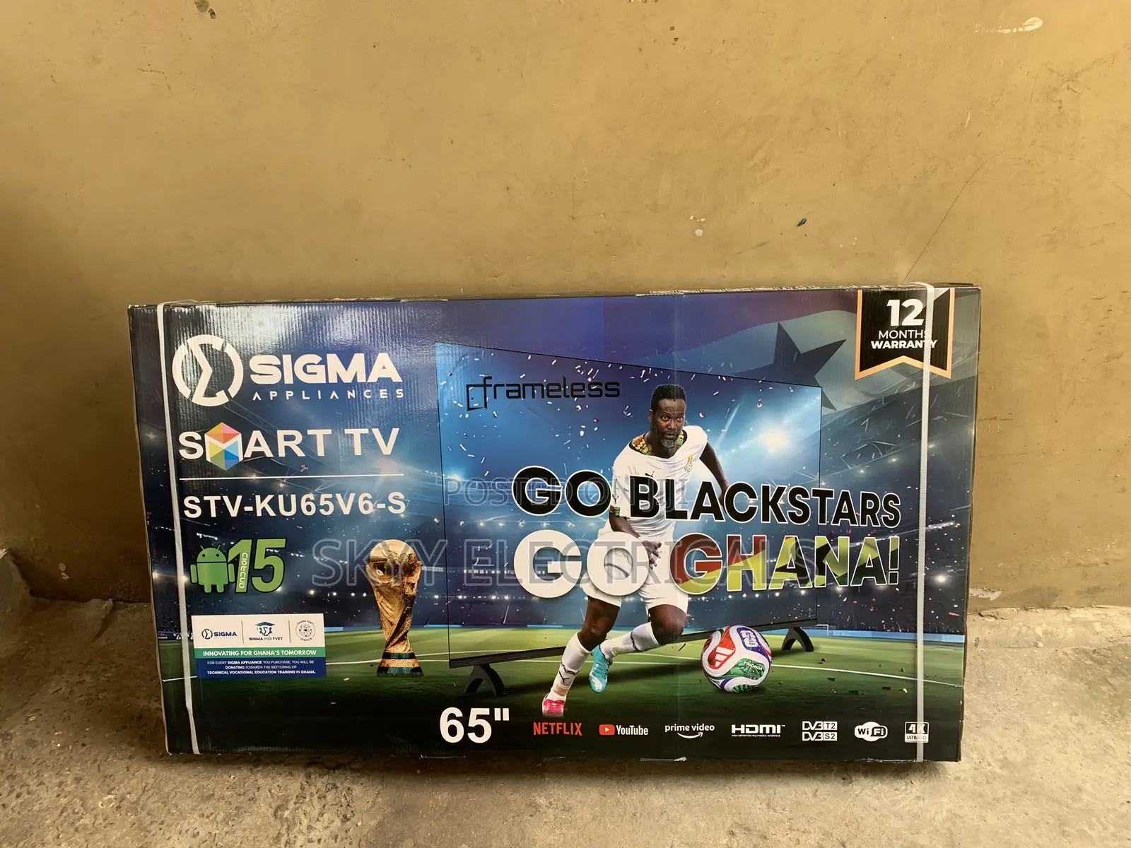 Call for Authentic Sigma 65inch Smart Android UHD TV