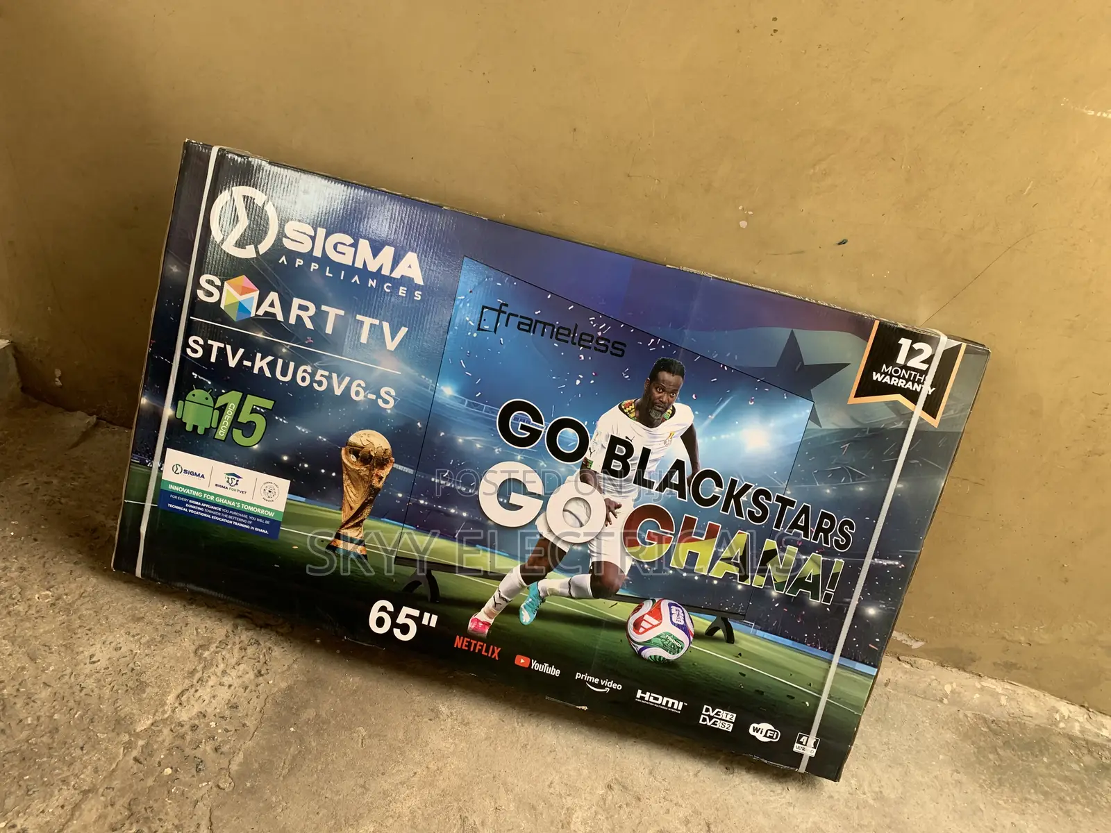 Call for Authentic Sigma 65inch Smart Android UHD TV