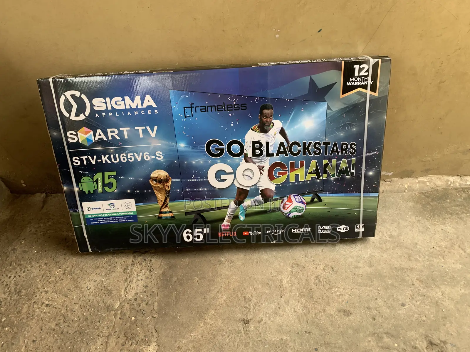 Well Made Sigma 65inch Smart Android UHD TV