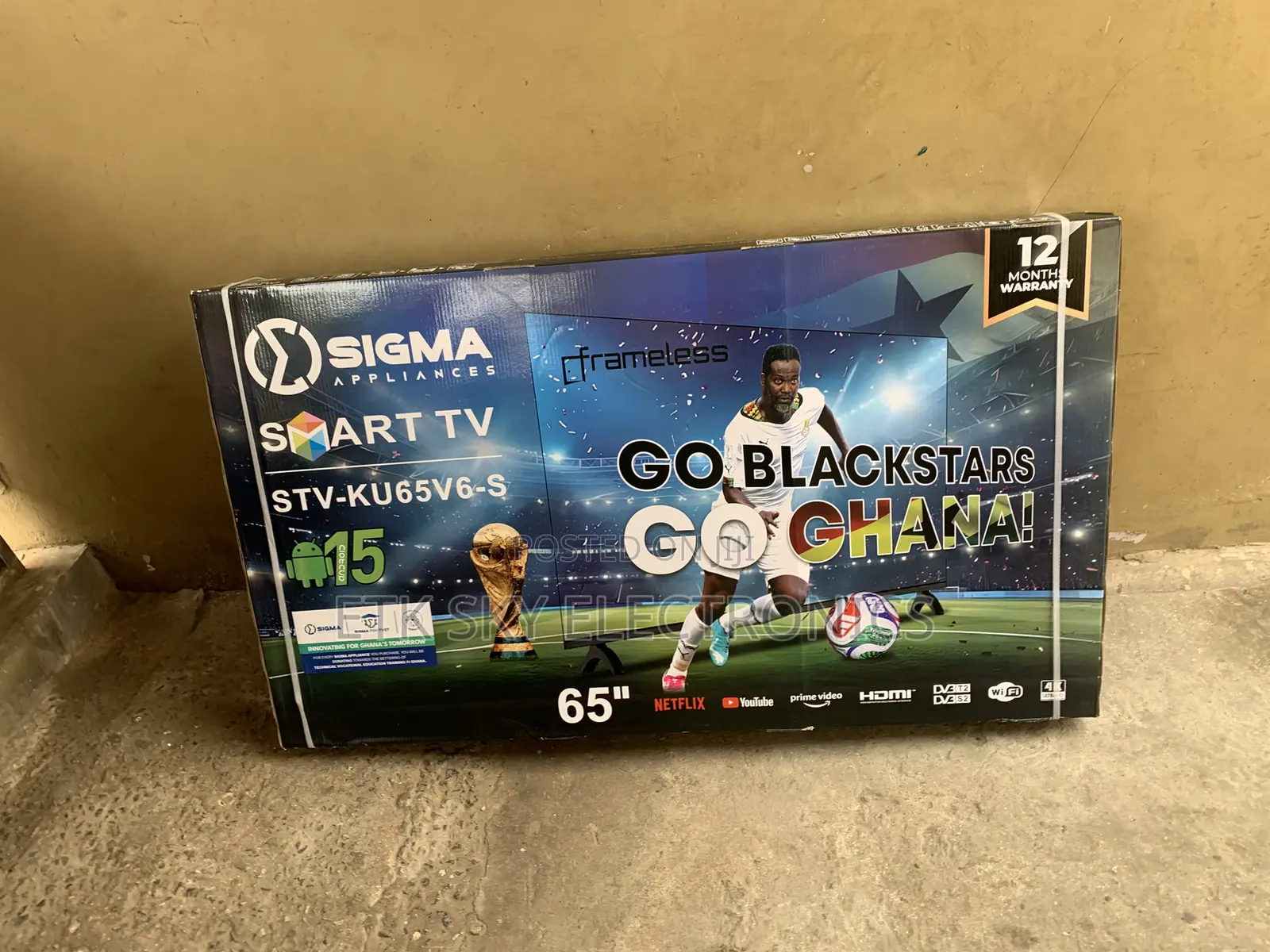 Sigma 65 Inch Smart TV