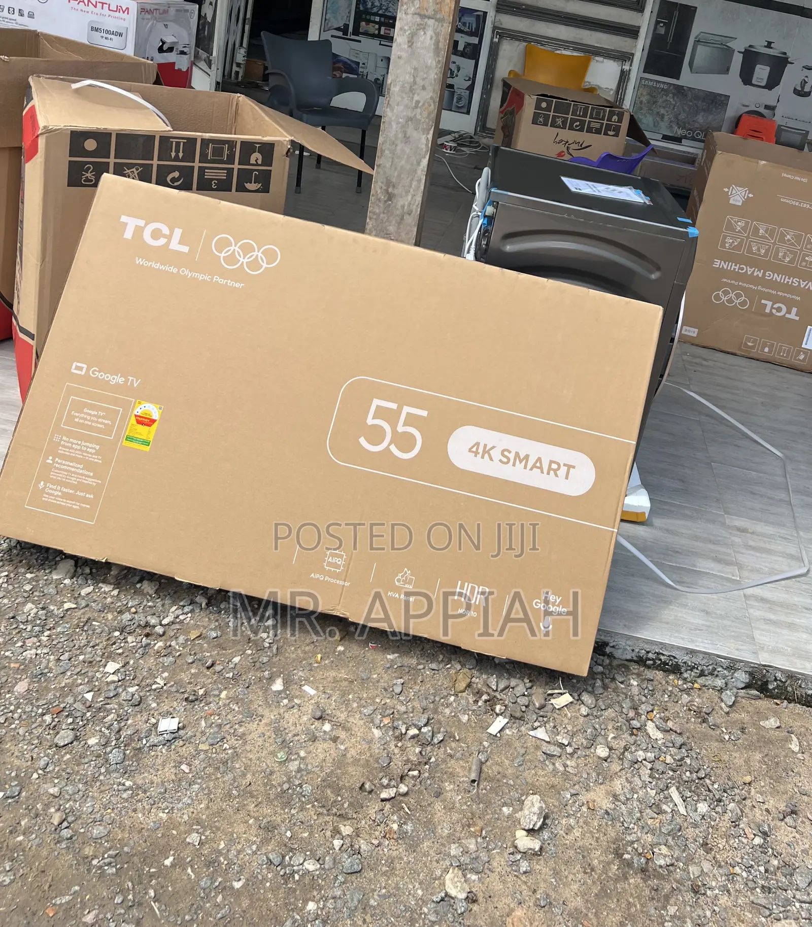 Super Classic TCL 55” Uhd Smart Television(2024 Model) Black