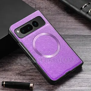 Google Pixel Fold One Hybrid Magnetic Leather Magsafe Case