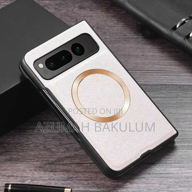 Google Pixel Fold One Hybrid Magnetic Leather Magsafe Case