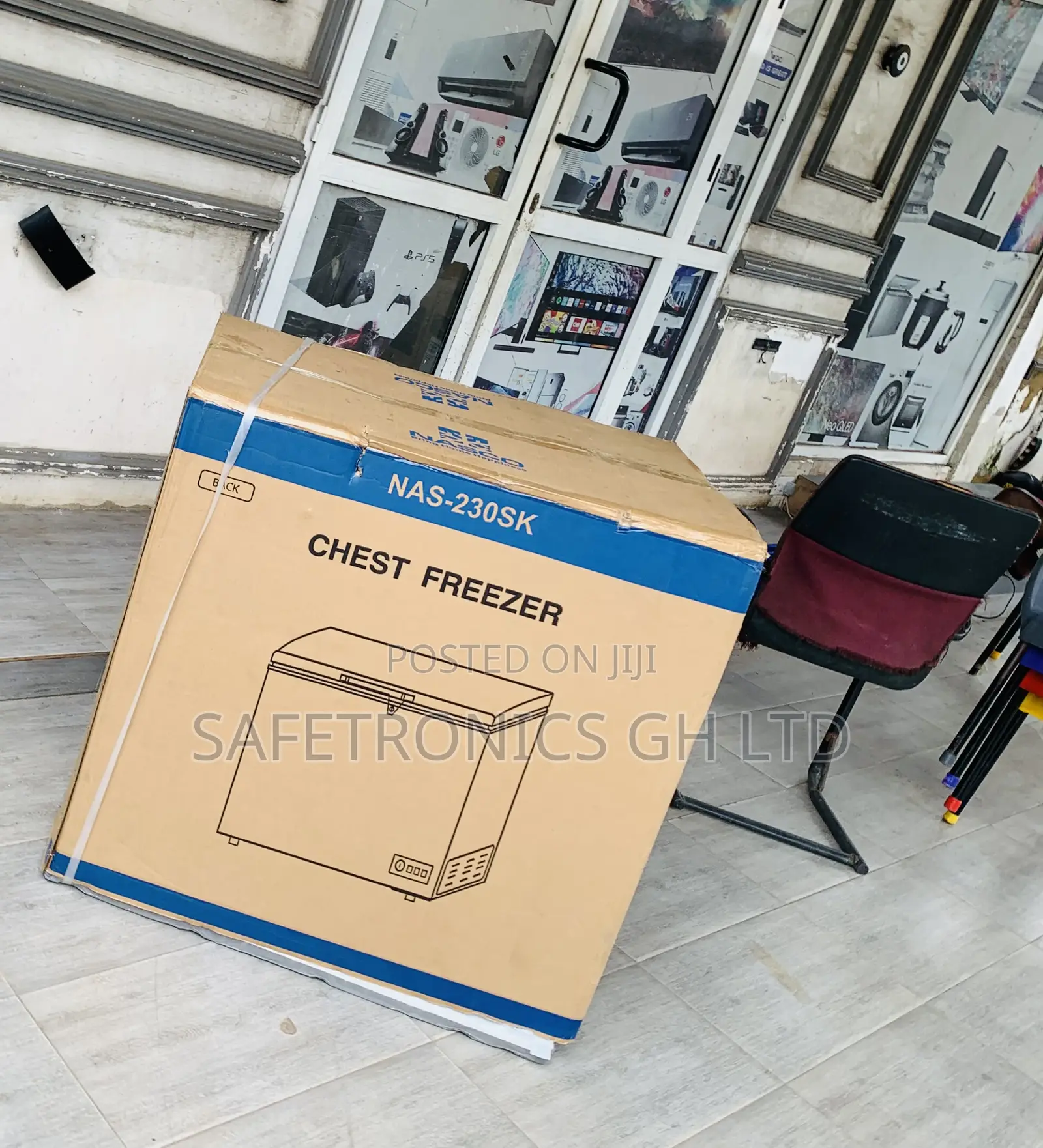 Valuable New Nasco 195l Nas-230sk Chest Freezer Silver