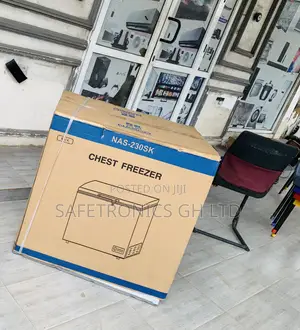 Valuable New Nasco 195l Nas-230sk Chest Freezer Silver