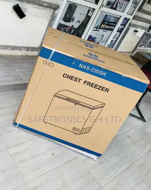 Extremely Durable Nasco 195l Nas-230sk Chest Freezer Silver