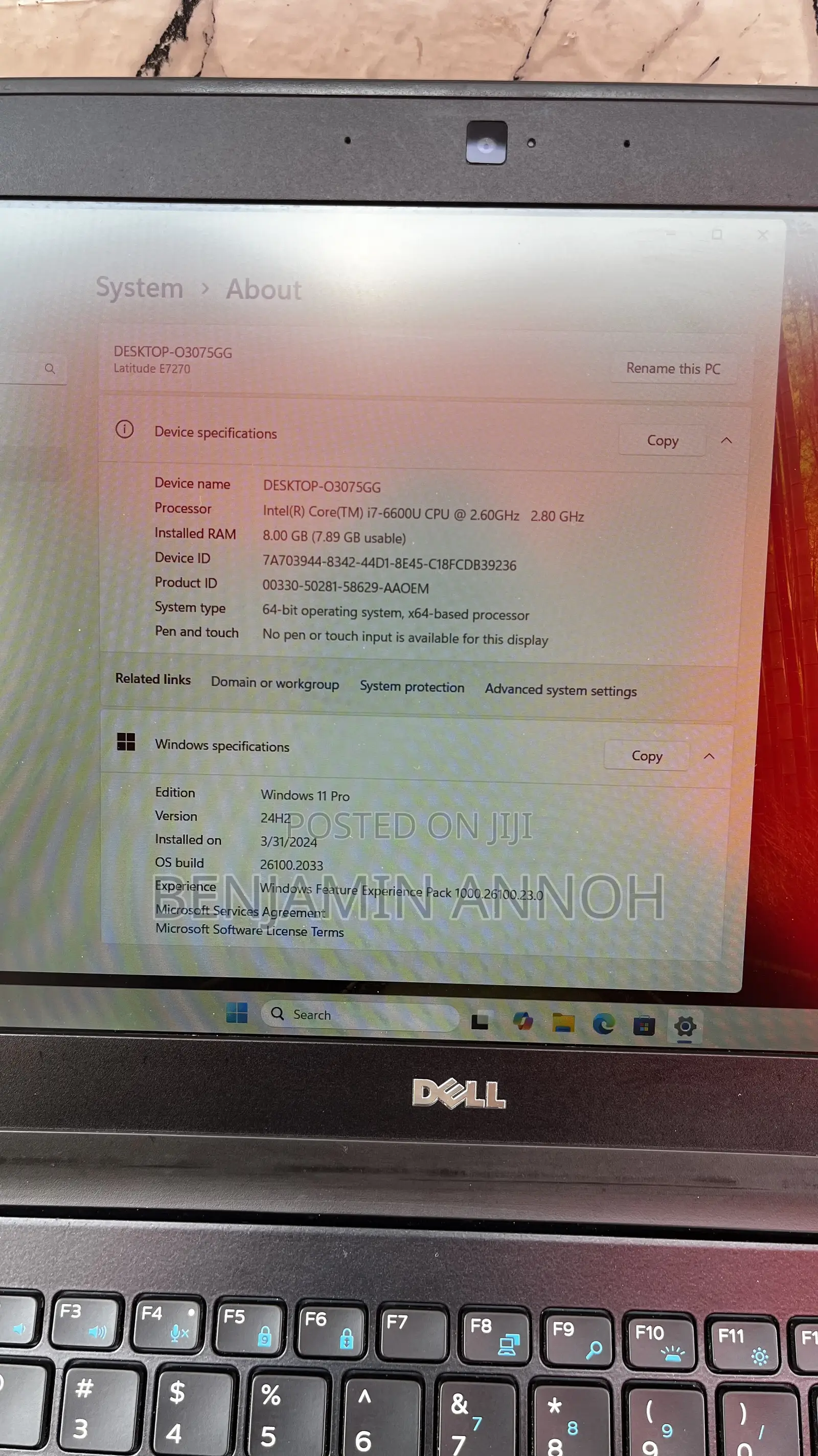 Laptop Dell Latitude 12 E7270 8GB Intel Core i7 SSD 256GB