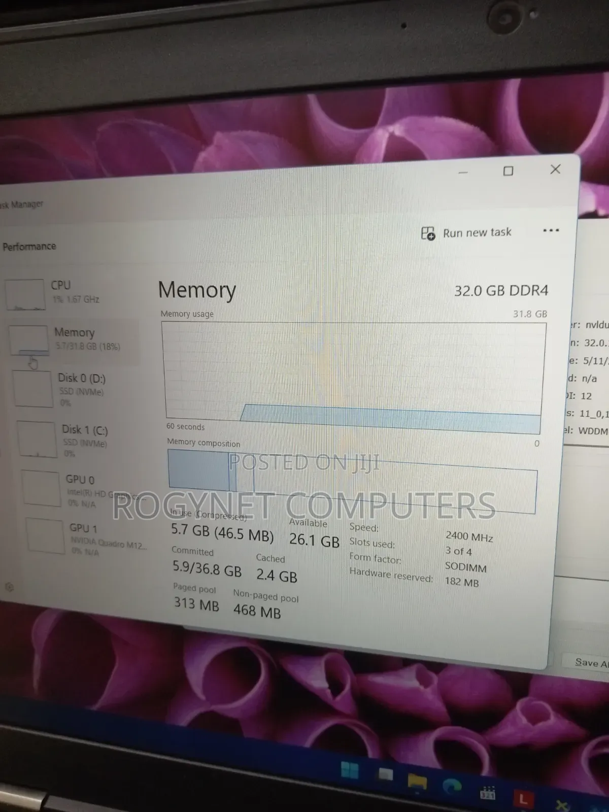 Laptop Lenovo ThinkPad P51 32GB Intel Core i7 SSD 512GB