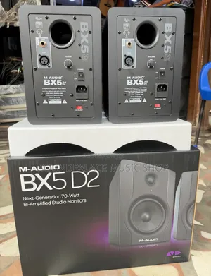 M-Audio BX5 D2 Active Studio Monitors, a 70-Watt Bi-Amplified System