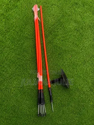 Original Agility Pole Available for Both Grass and Soil Park