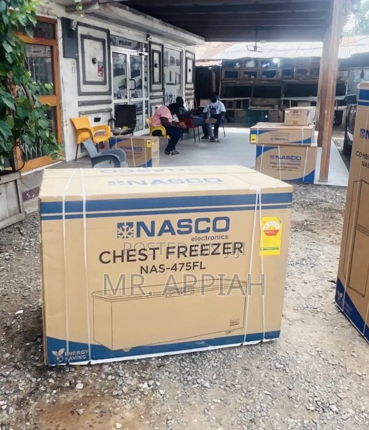Sleek Design Nasco Double Door Chest Freezer(NAS-475fl)400l