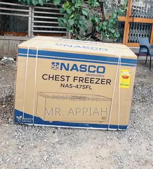 Lovely Design Nasco Single Door Chest Freezer(NAS-475FL)400L,Black