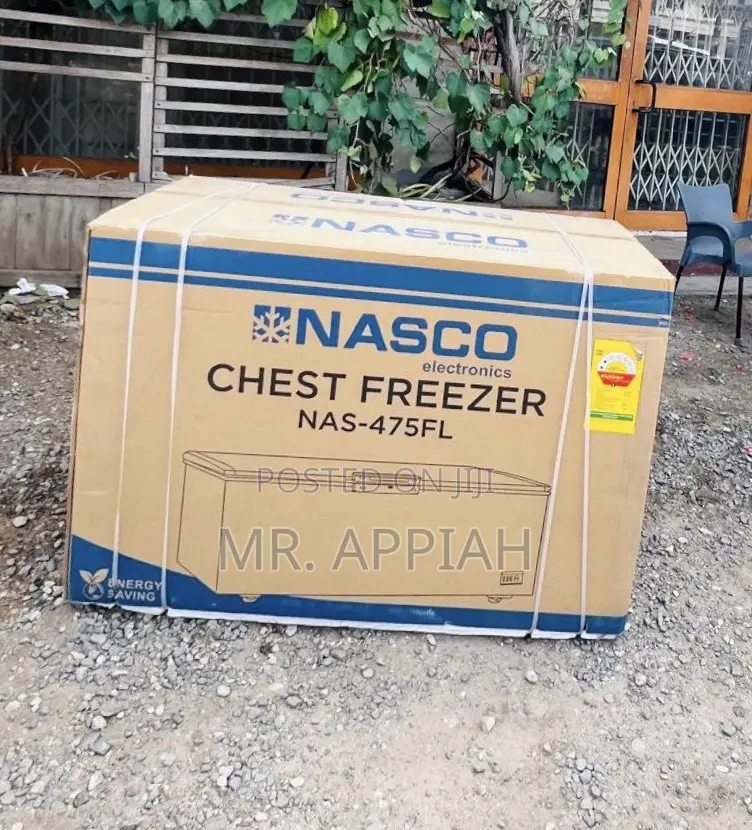 Lovely Design Nasco Single Door Chest Freezer(NAS-475FL)400L,Black