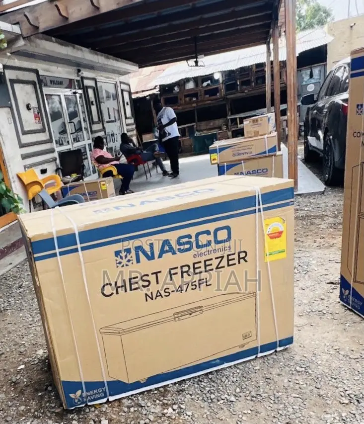 Lovely Design Nasco Single Door Chest Freezer(NAS-475FL)400L,Black