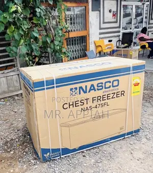 High Efficient Nasco 400L 2 Door Chest Freezer(NAS-475FL)Black 