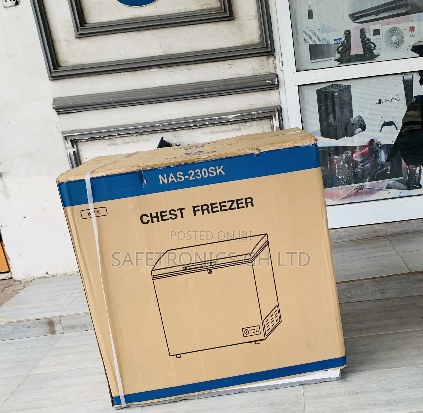Super Neat Nasco 195l Nas-230sk Chest Freezer Silver