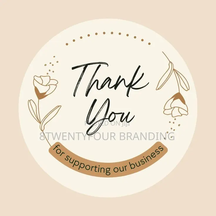 Thank You Package Labels and Stickers
