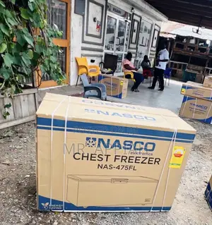 Get Unique Nasco NAS-475FL 2 Door Electric Chest Freezer(Black)