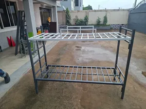 Single Metal Bunk Bed - Grey