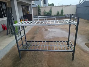Single Metal Bunk Bed - Grey