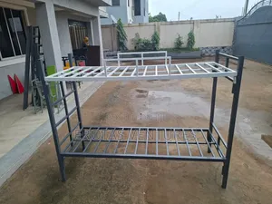 Single Metal Bunk Bed - Grey