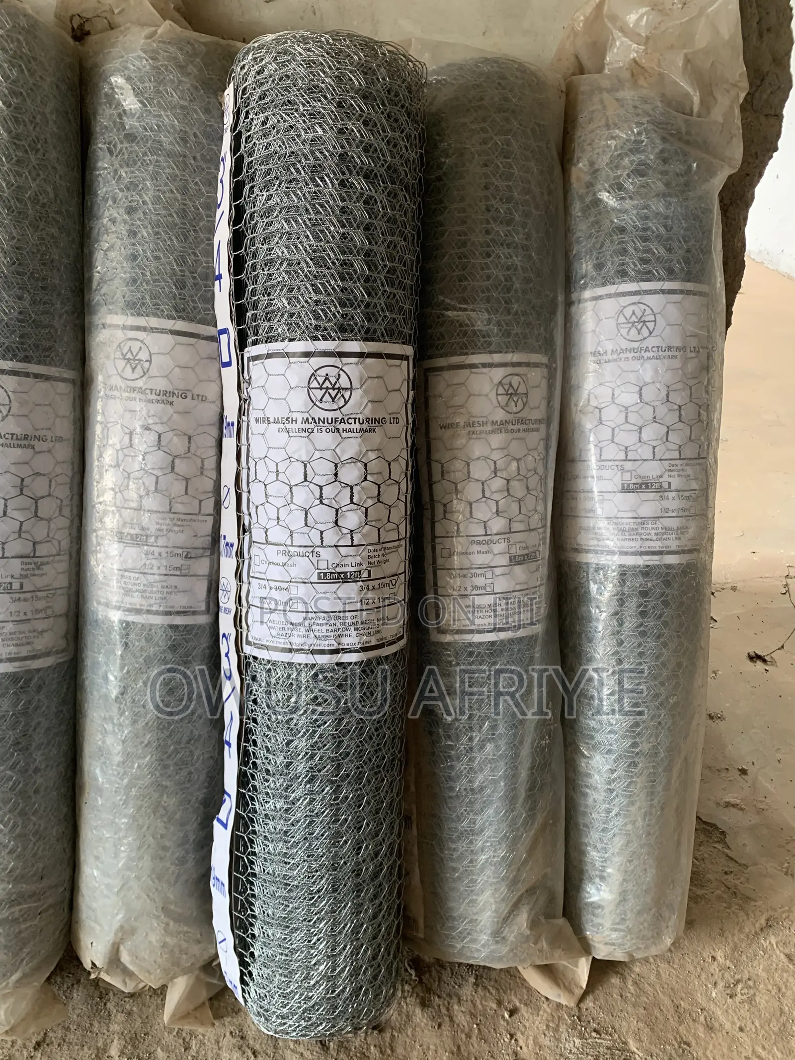 Wire Mesh 3/4 15m
