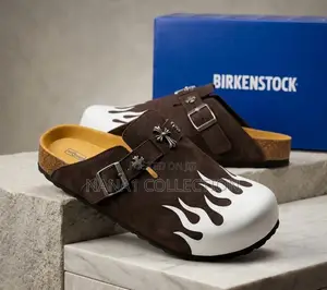 Custom Suede Birkenstock— Style Clogs Brown/Ash