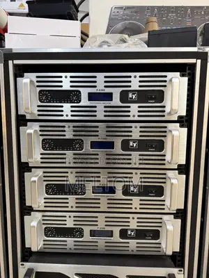 EV P-Series Professional Power Amplifier With Flight Case Rack