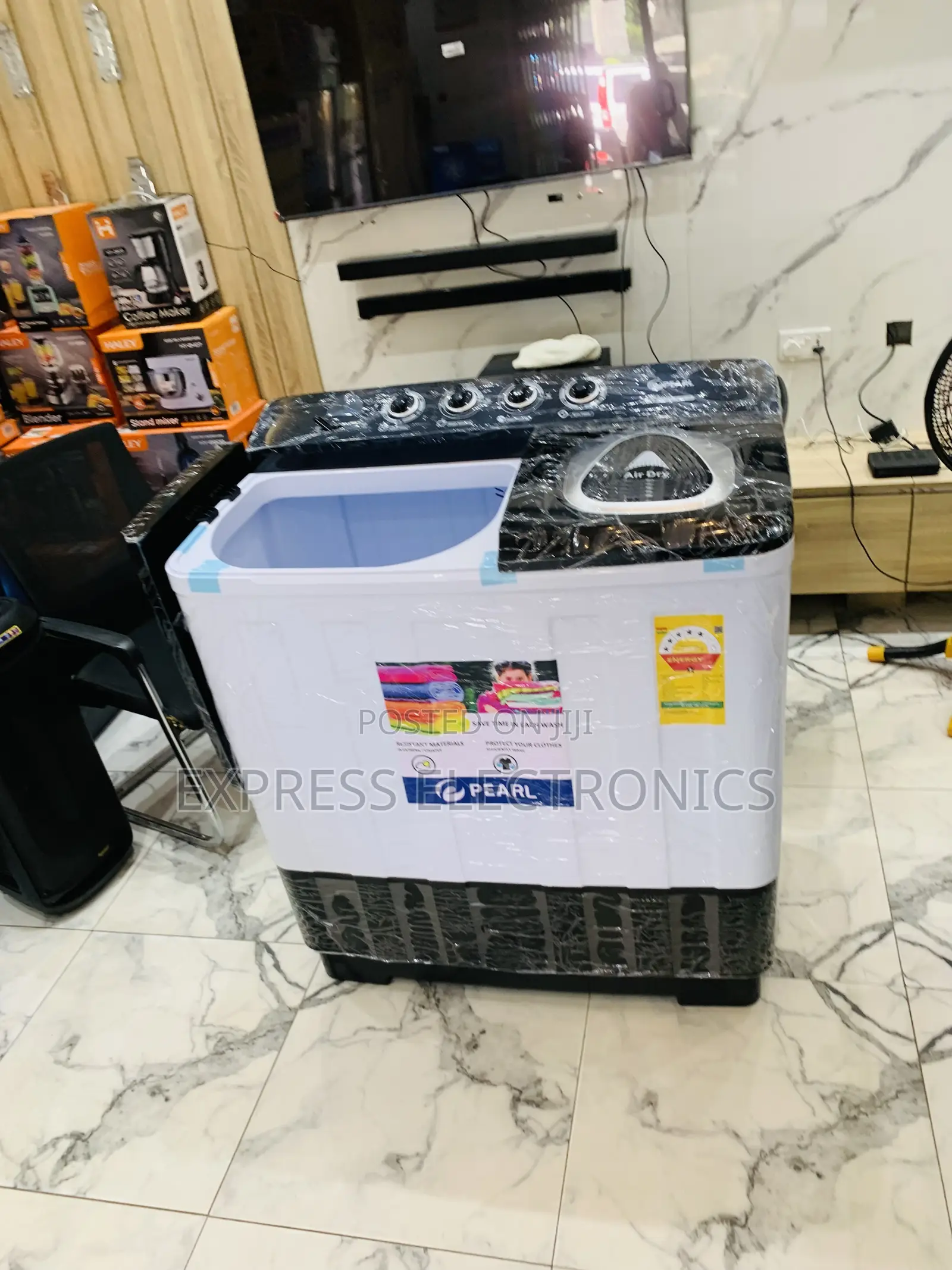 18Kg Topload Twintub Pearl Washing Machine White