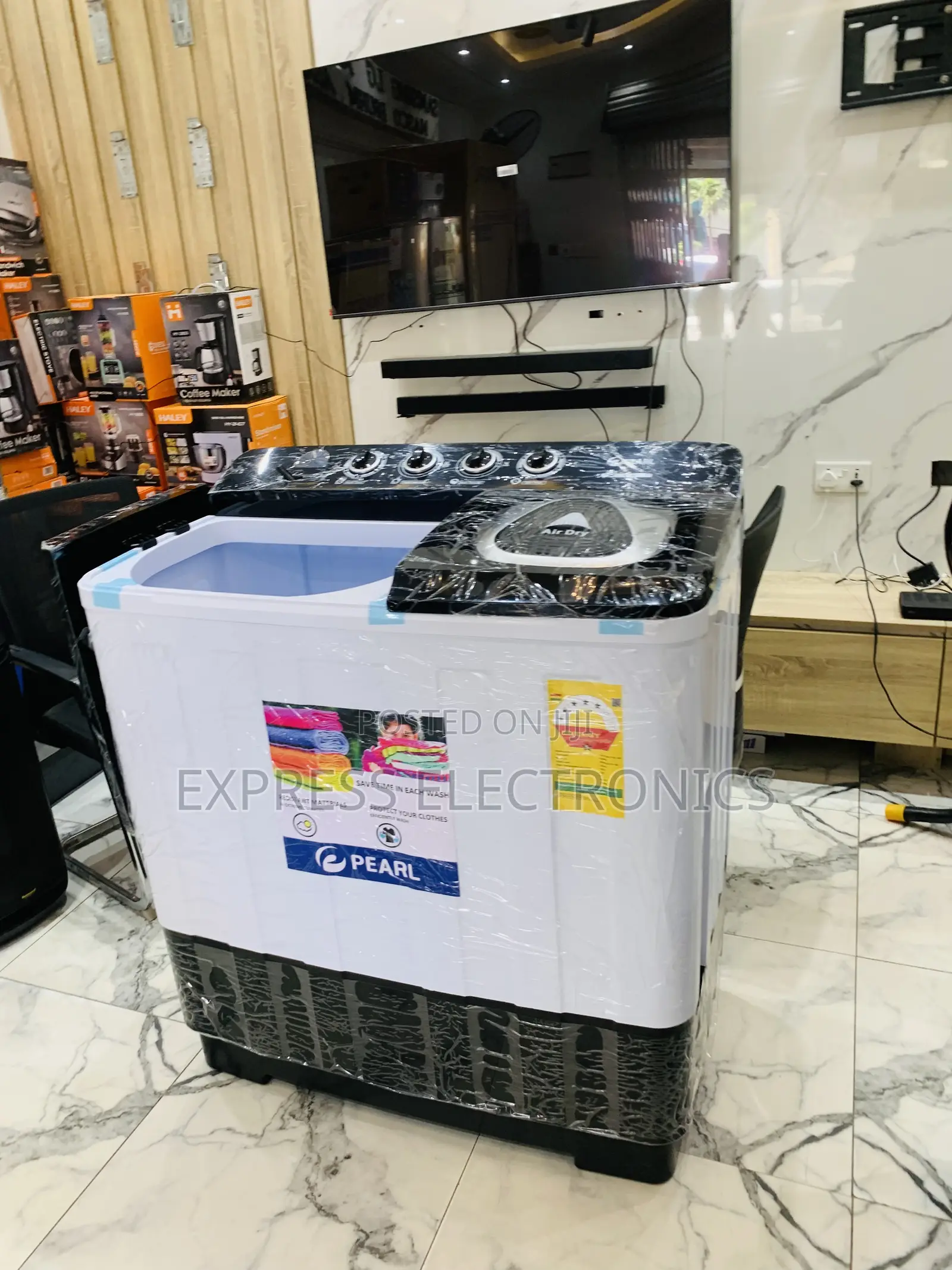 18Kg Topload Twintub Pearl Washing Machine White