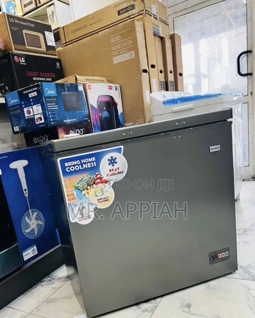 Premium Sufficient Nasco Nas-300 1 Door Chest Freezer(Glass Slide)