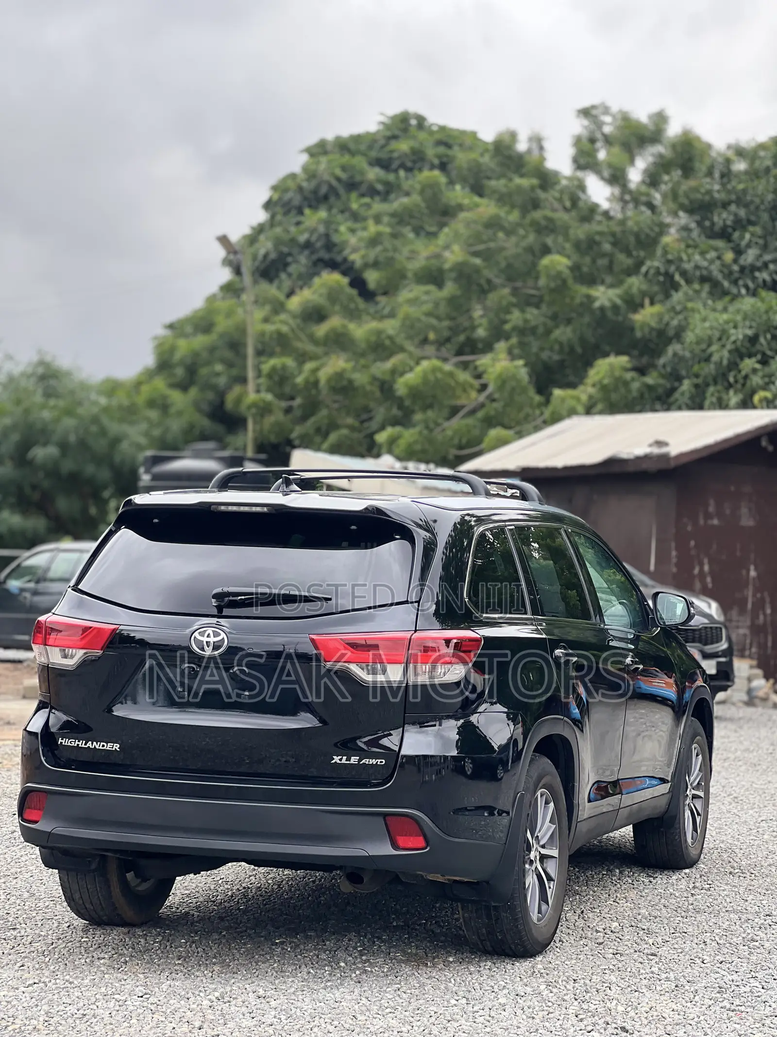 Toyota Highlander XLE 2019 Black