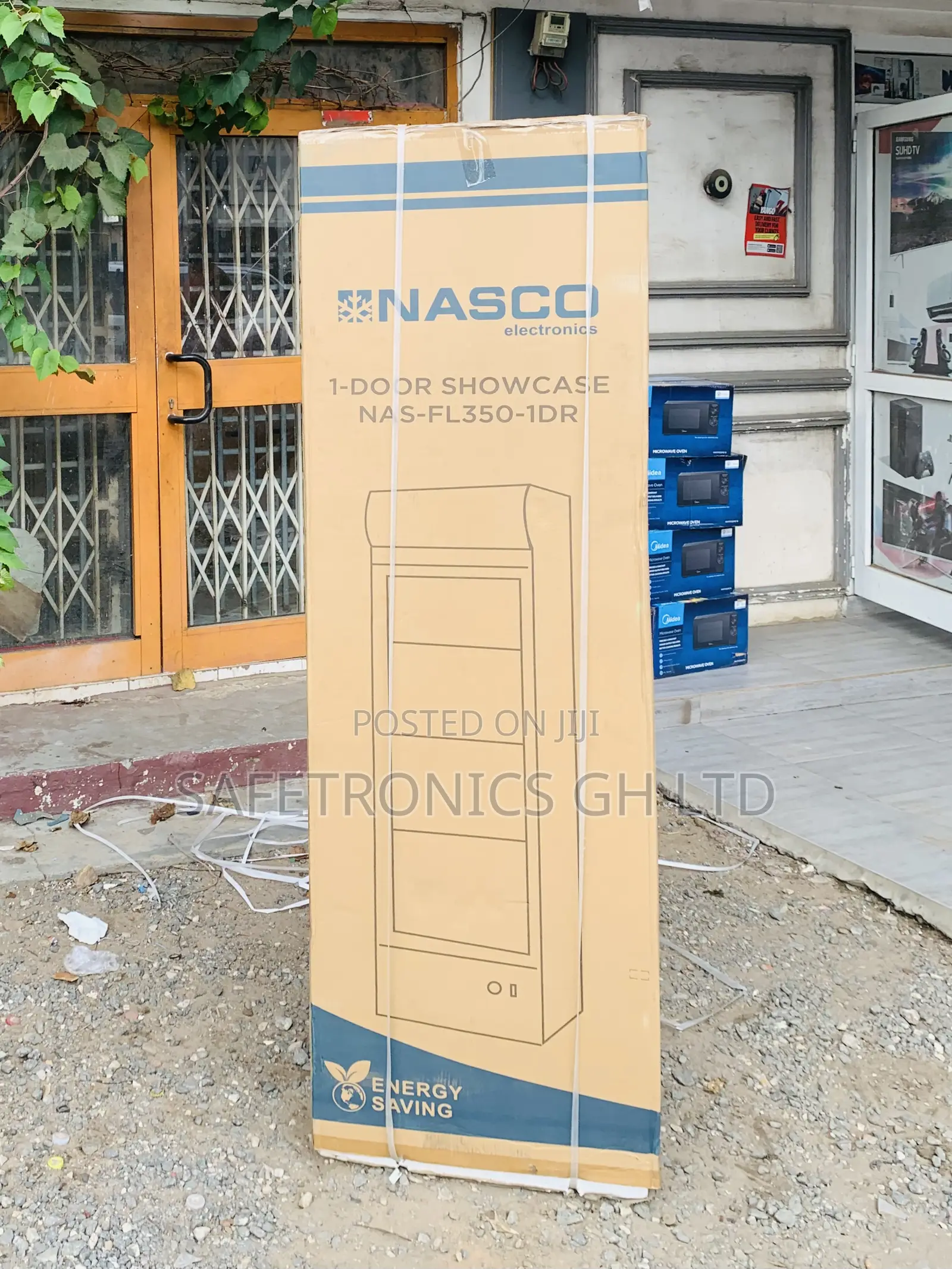 Quality Sleek Nasco 288 LTRS Single Door Display Fridge (NAS-FL350-1DR