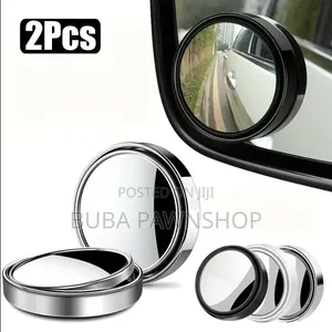 2pcs 360 Car Rearview Mirror HD Round Mirror Adjustable Blind Spot