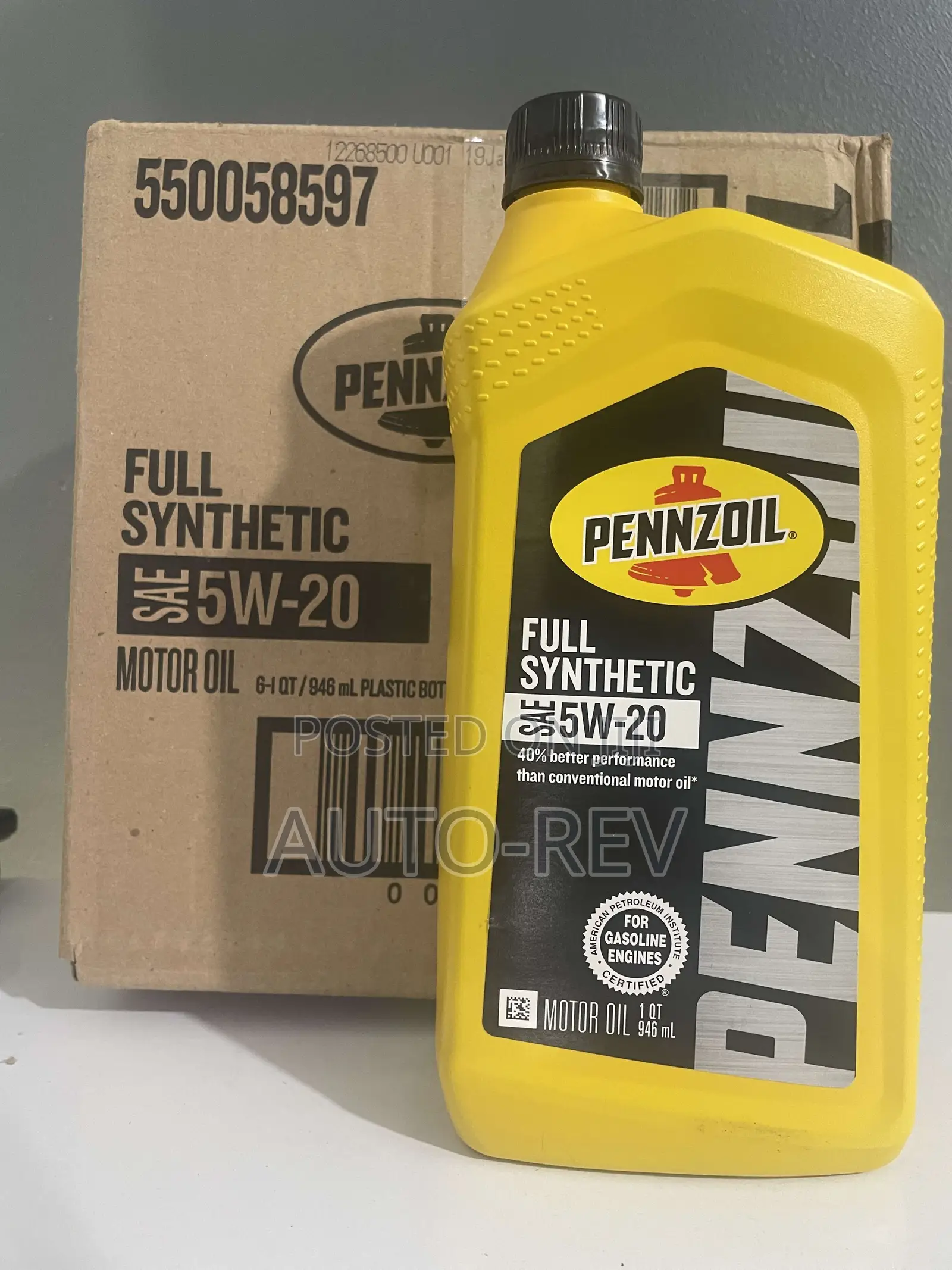 PENNZOIL 5w-20 || Shell USA || Full Synthetic