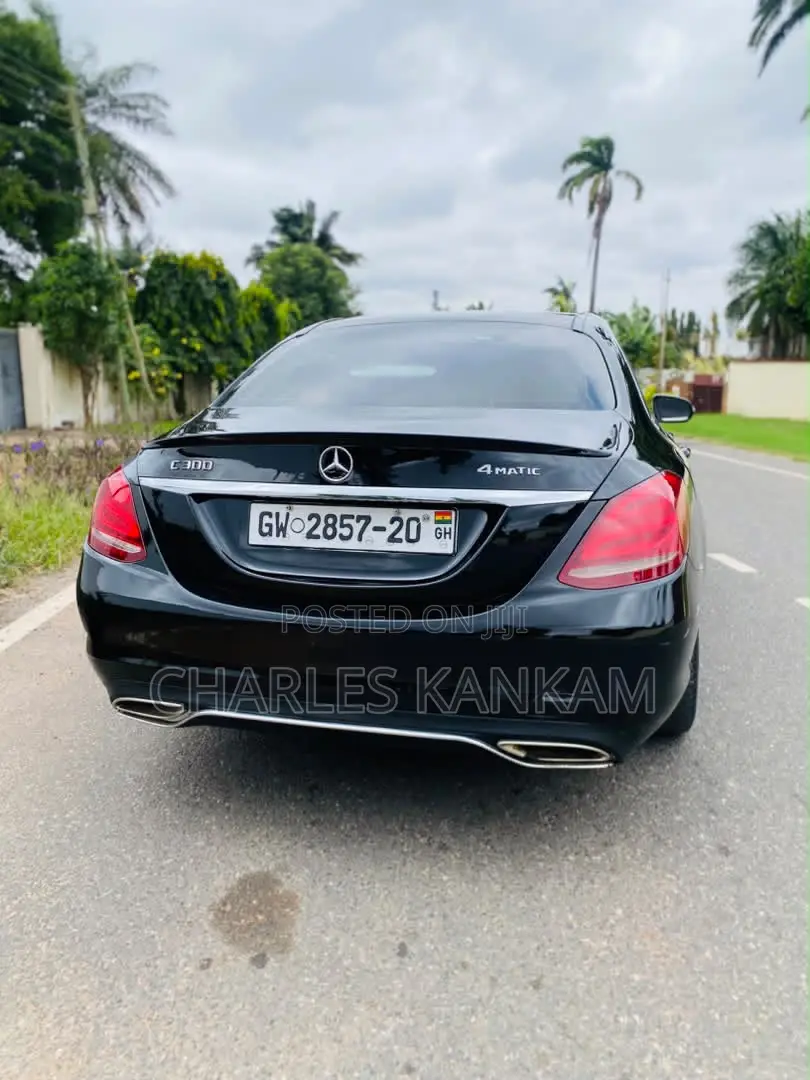 Mercedes-Benz C300 Sport 4Matic Sedan AWD (2.0L 4cyl 7A) 2017 Black