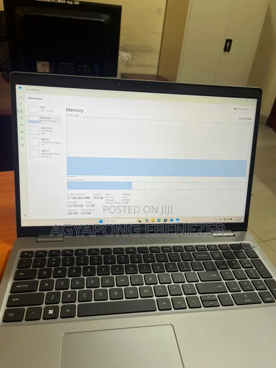 Laptop Dell Precision 3571 16GB Intel Core i7 SSD 1T
