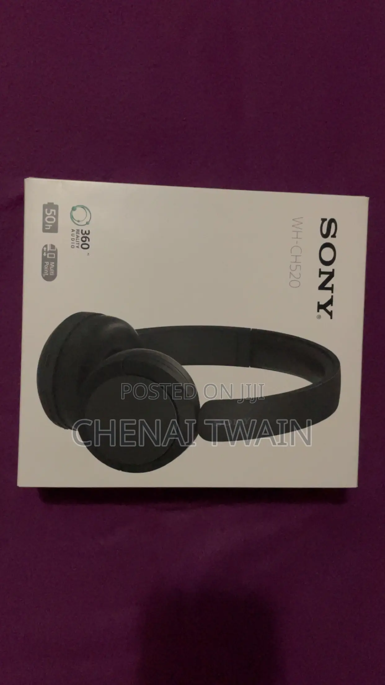 Sony Wh-Ch520 Wireless Bluetooth Headphones - Black/Blue/White/Pink