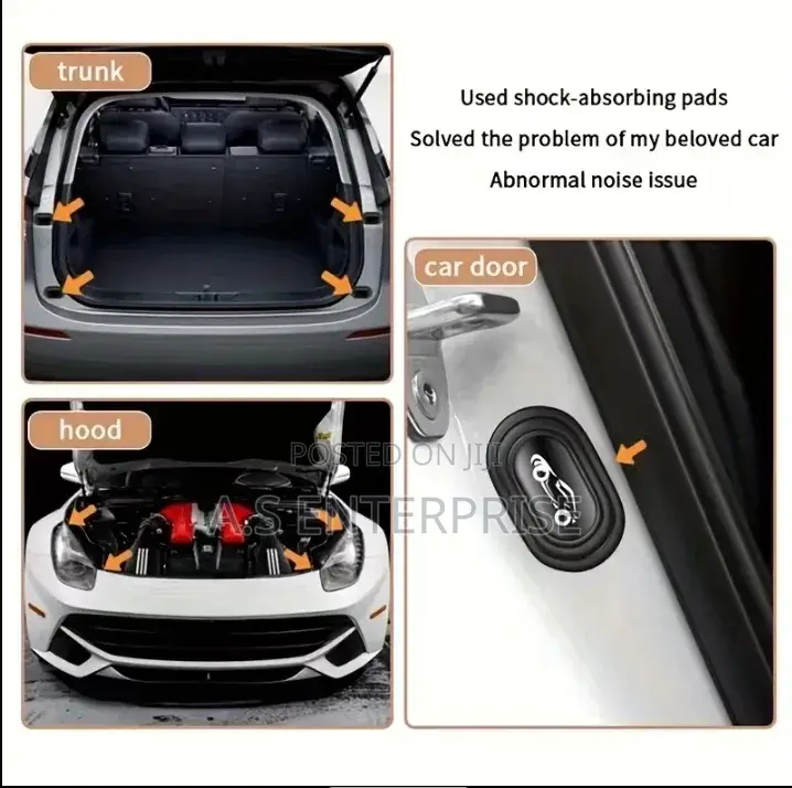 20pcs Silicone Car Door Shock Absorbers - All Cars