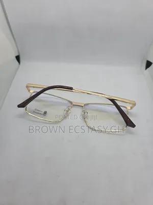 Blue Light Protection Gold Trim Glasses