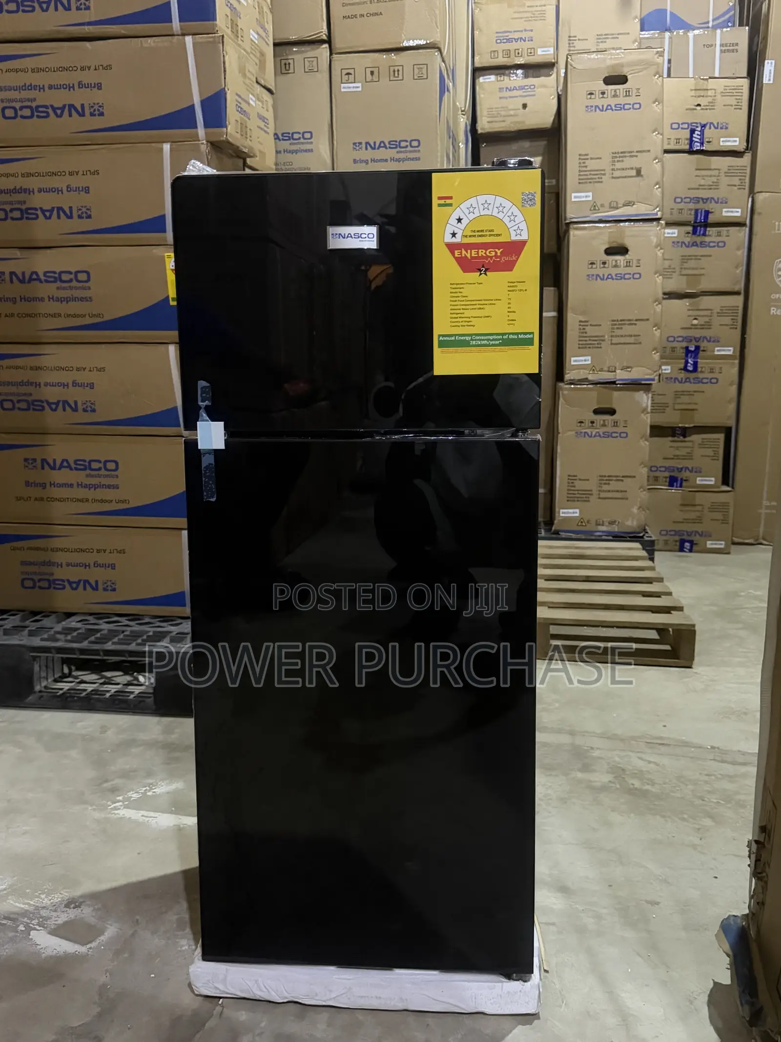 Nasco 102L 2-Star Table Top Refrigerator (NASF2-12FL-B)