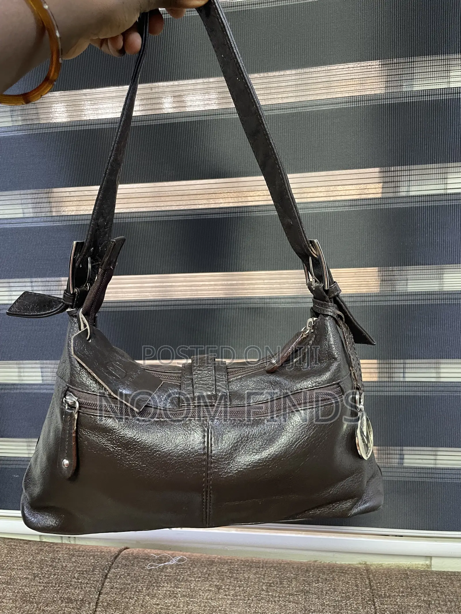 Vintage Style Brown Leather Bag