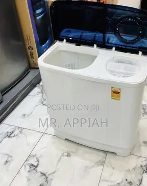 Efficient TCL 10.5kg Semi-Automatic Twin Tub Electric Washing Machine.