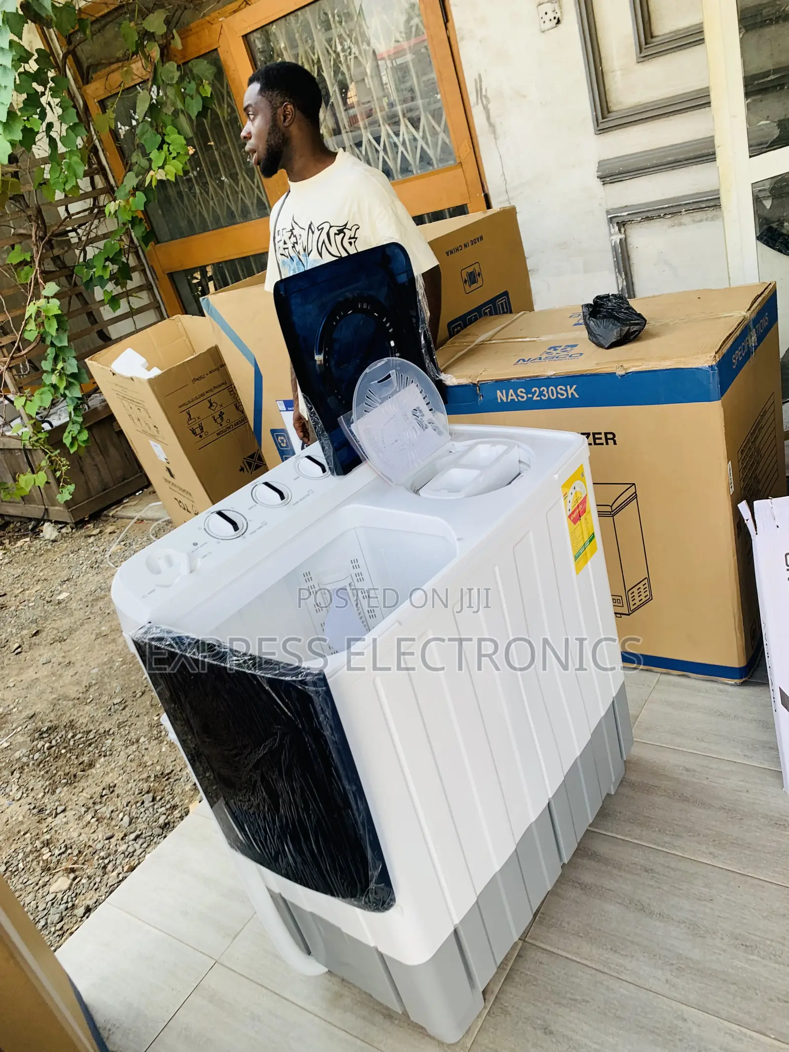 Limited Stock Semi Automatic TCL 10.5hp Topload Twintub
