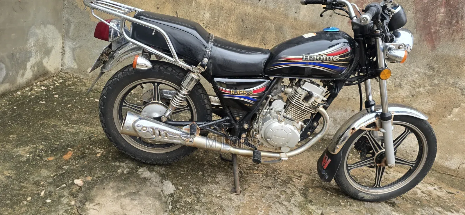 Haojue HJ125-8K 2025 Black