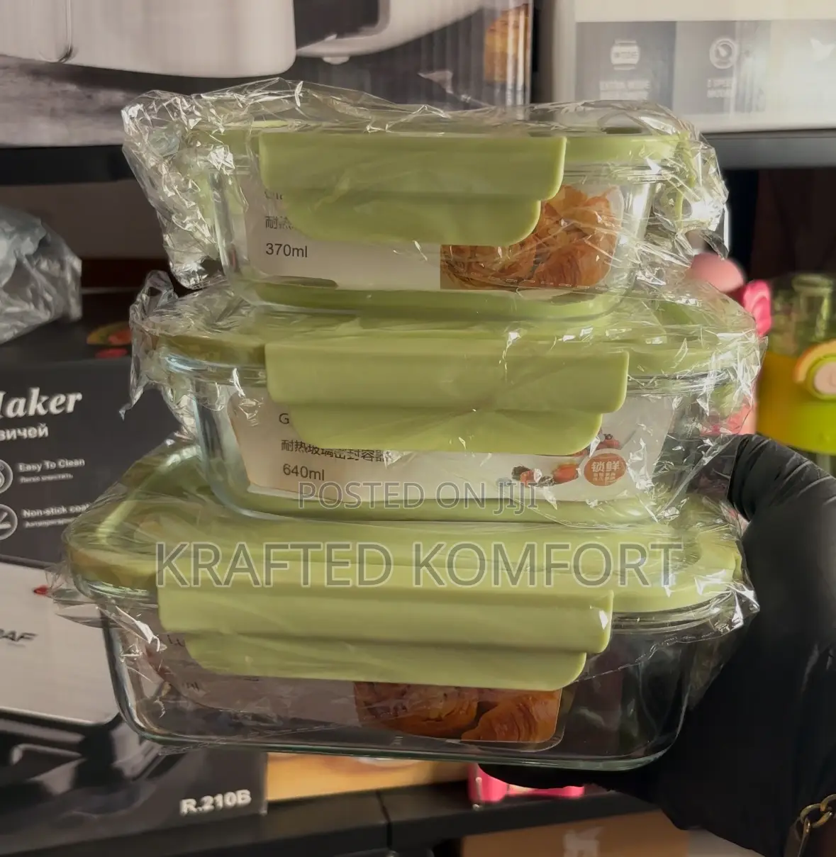 3 PCS Set Glass Lunch Bowls