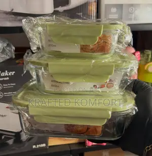 3 PCS Set Glass Lunch Bowls