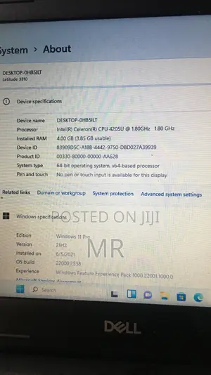 Laptop Dell Latitude 3310 4GB Intel HDD 128GB