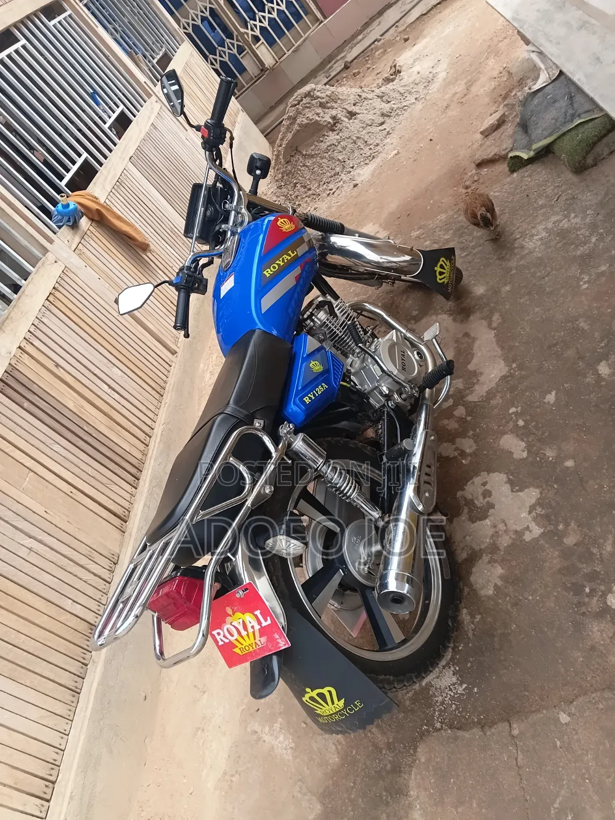 New Royal Motorcycle 2025 Blue